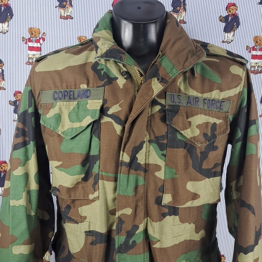 Cold-weather field full zip full snap lined hooded Sm Short camouflage jacket - Picture 2 of 10